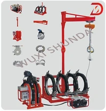 HDPE Pipe hot topi cap la cap de sudare machine